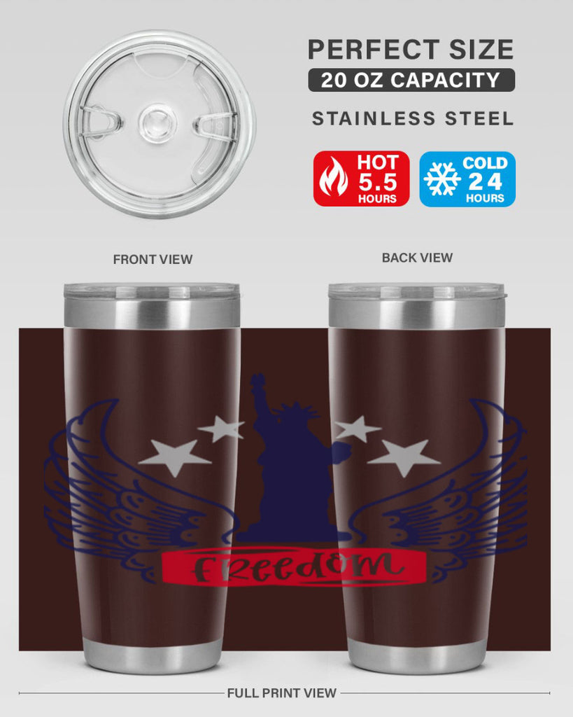 Freedom Style 150#- Fourt Of July- Tumbler