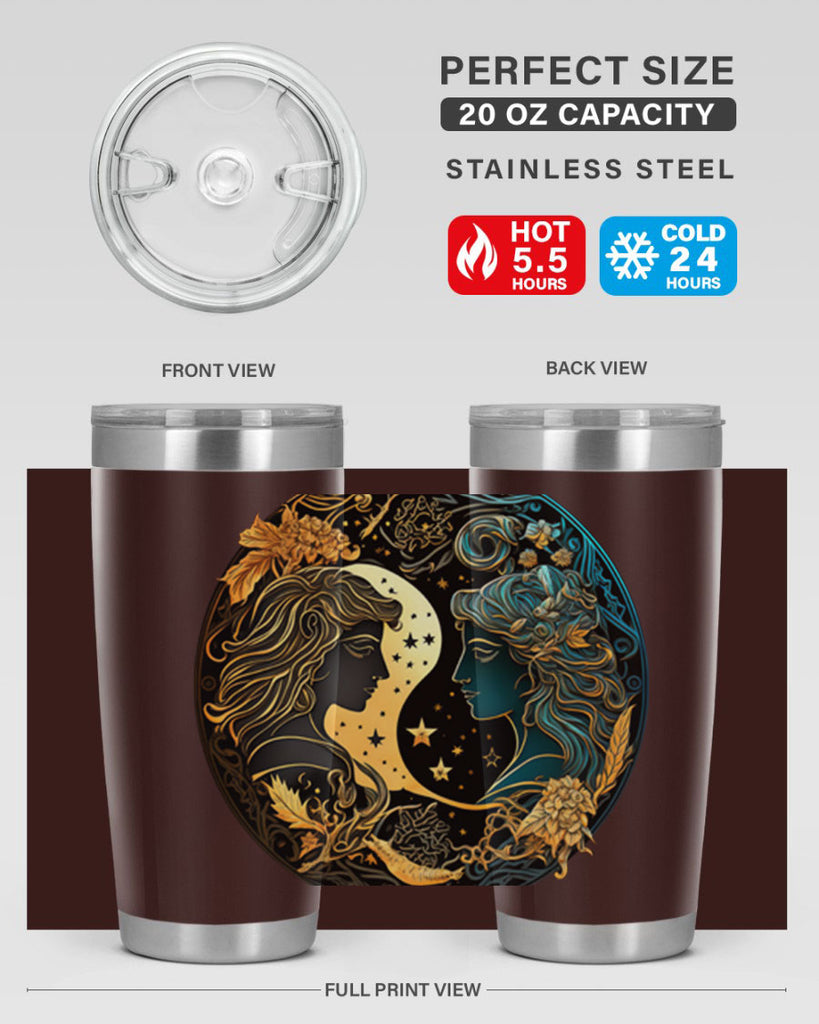 Gemini 216#- zodiac- Tumbler