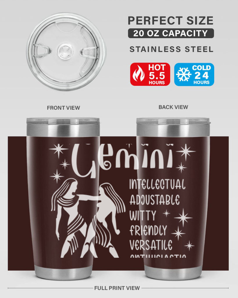 Gemini 221#- zodiac- Tumbler