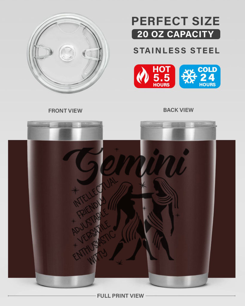 Gemini 223#- zodiac- Tumbler