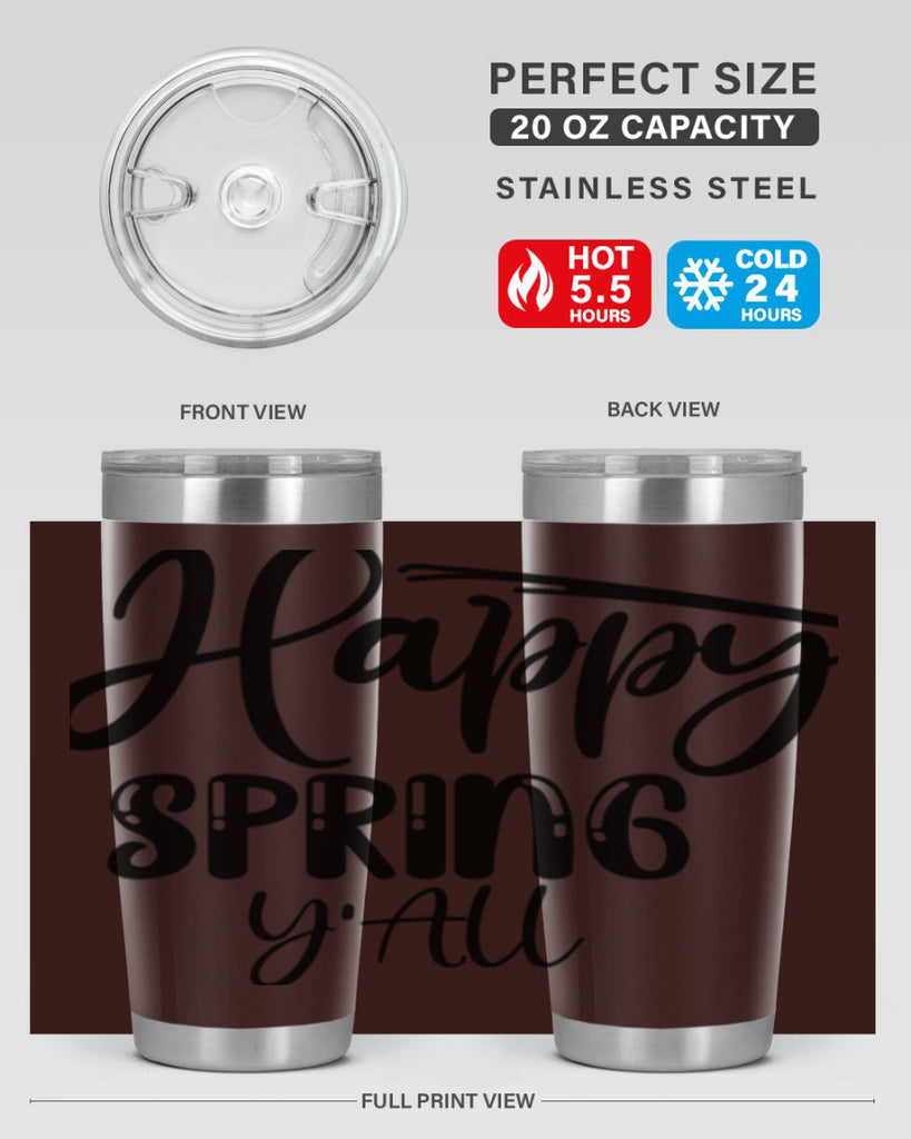 HAPPY SPRING YALL  179#- spring- Tumbler