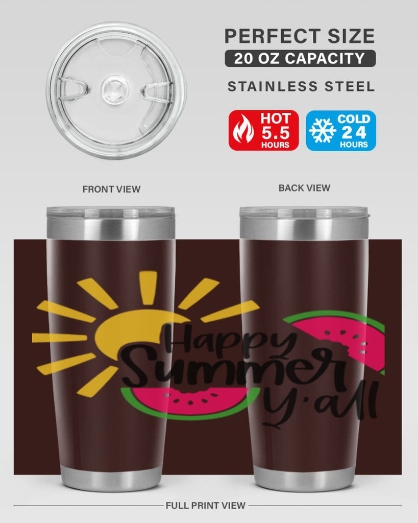 Happy Summer Yall Style 41#- summer- Tumbler