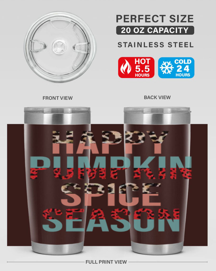 Happy pumpkin spice season 242#- fall- Tumbler