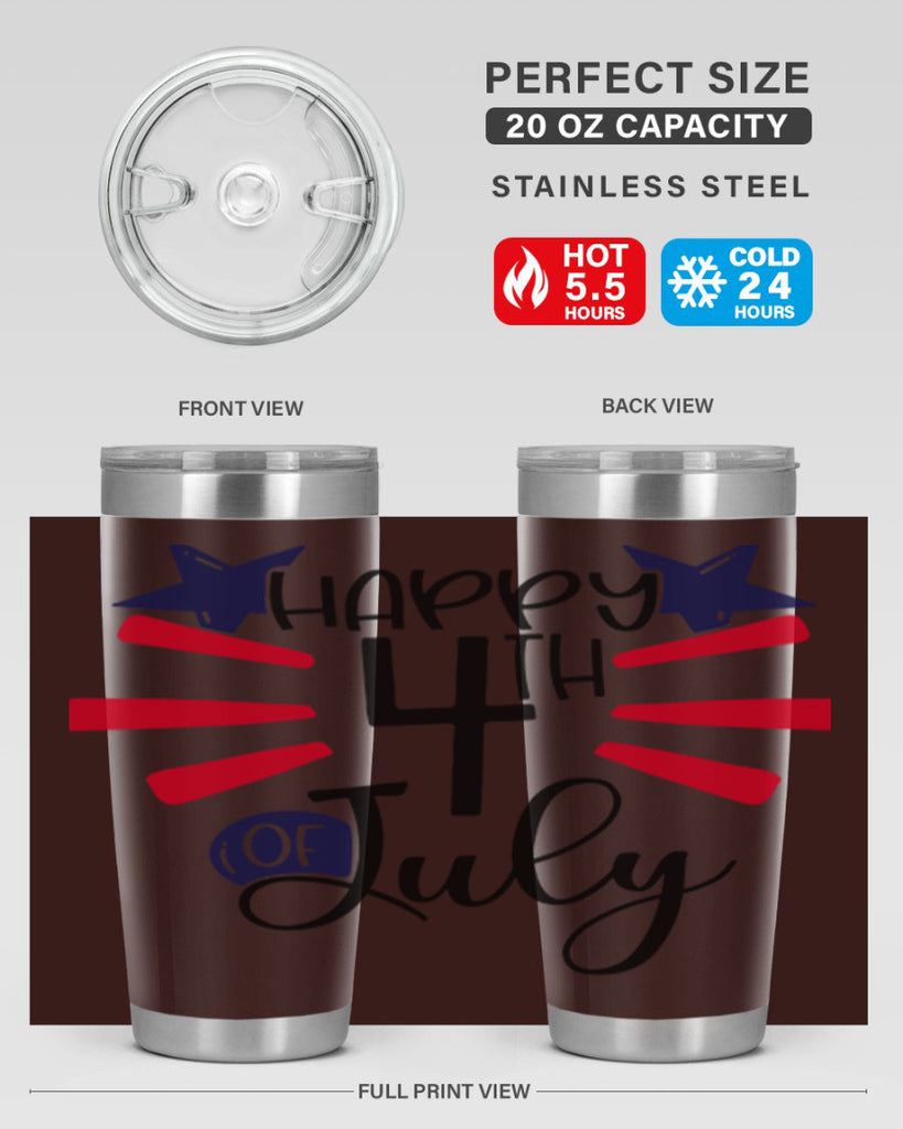 Happy th Of July Style 155#- Fourt Of July- Tumbler