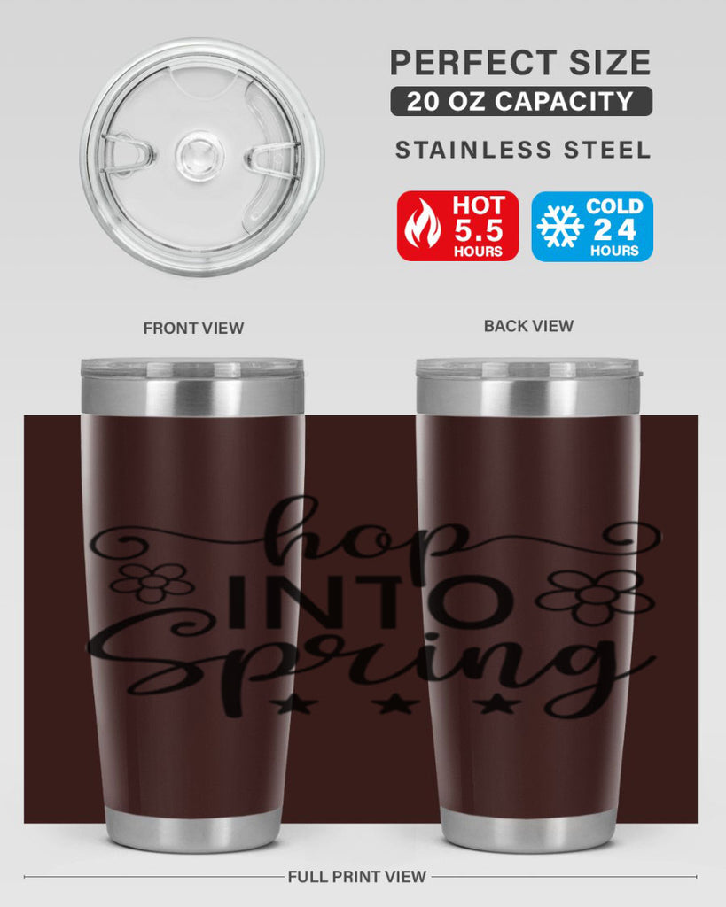 Hop into spring  252#- spring- Tumbler