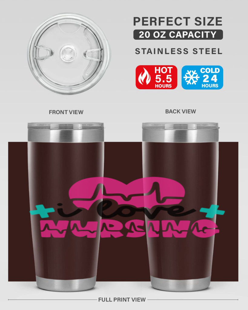 I Love Nursing Style Style 170#- nurse- tumbler