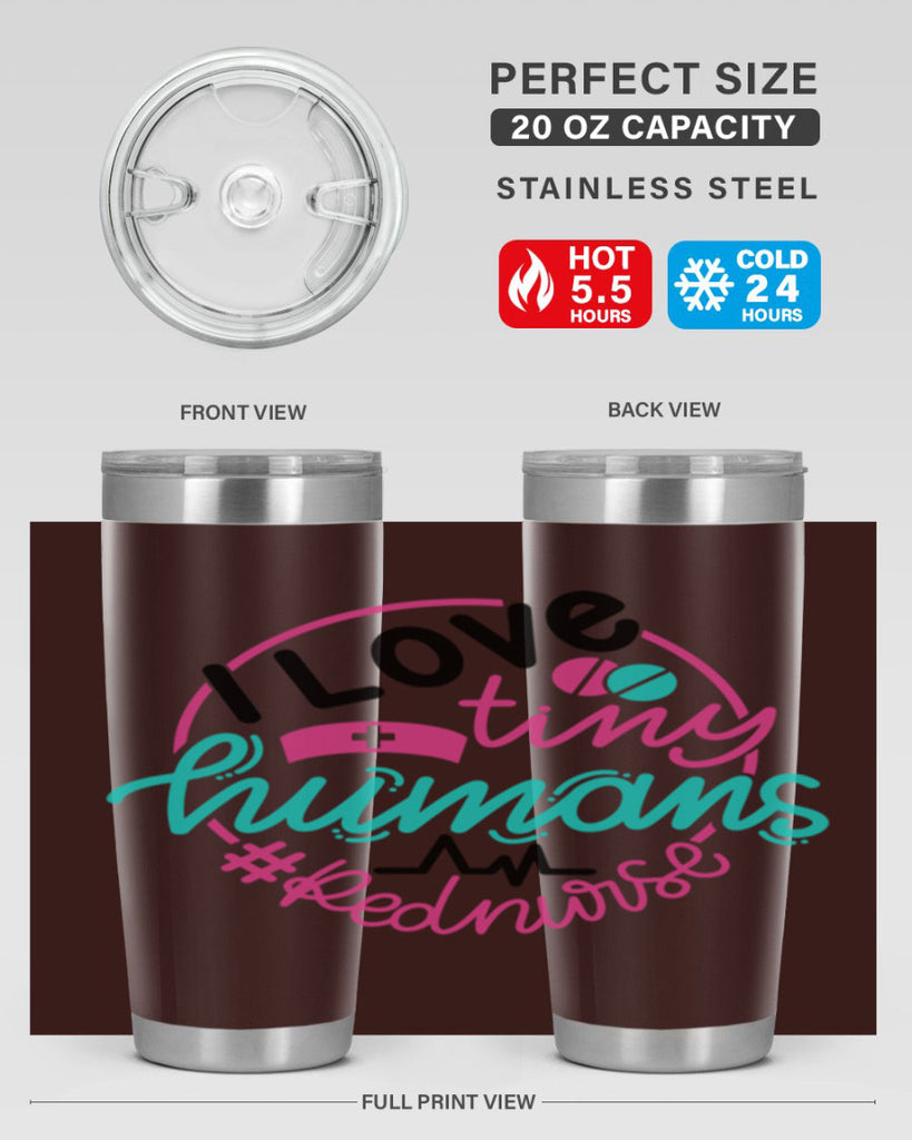 I Love Tiny Humans Red Nurse Style Style 167#- nurse- tumbler
