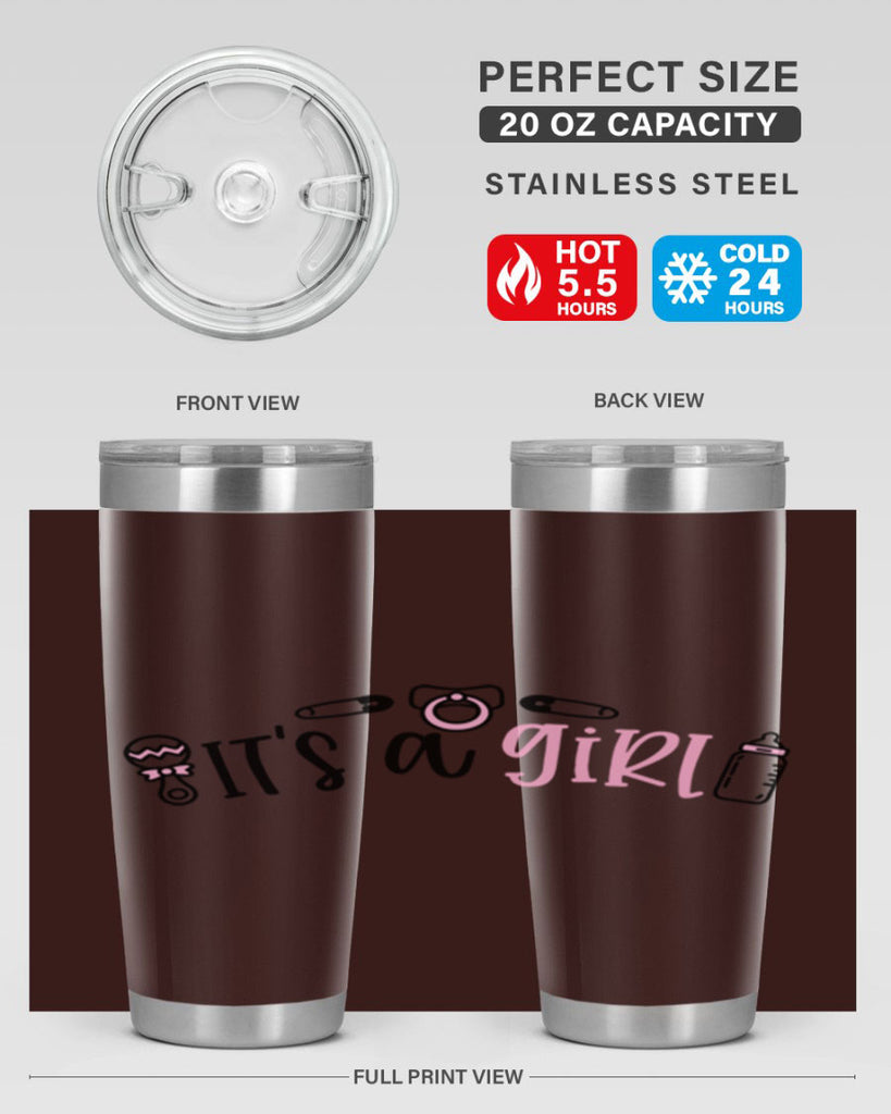 Its A Girl Style 78#- baby- tumbler
