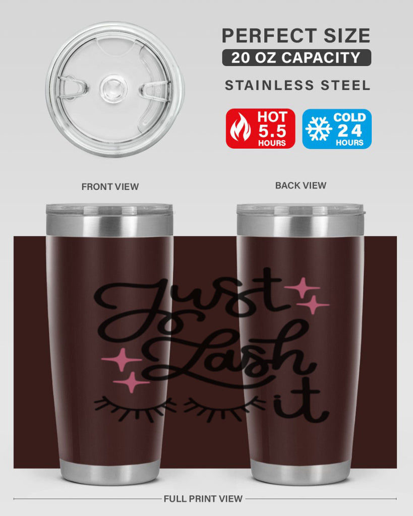 Just Lash It Style 76#- make up- Tumbler