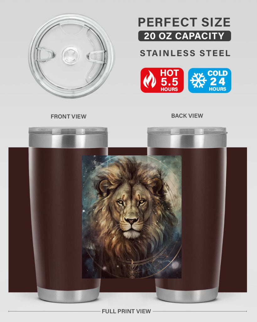 Leo 58#- zodiac- Tumbler