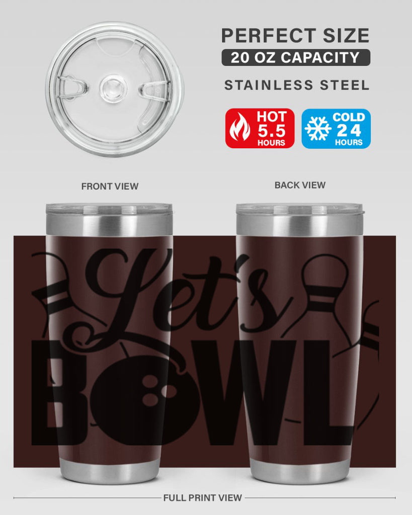 Lets bowl 929#- bowlig- Tumbler