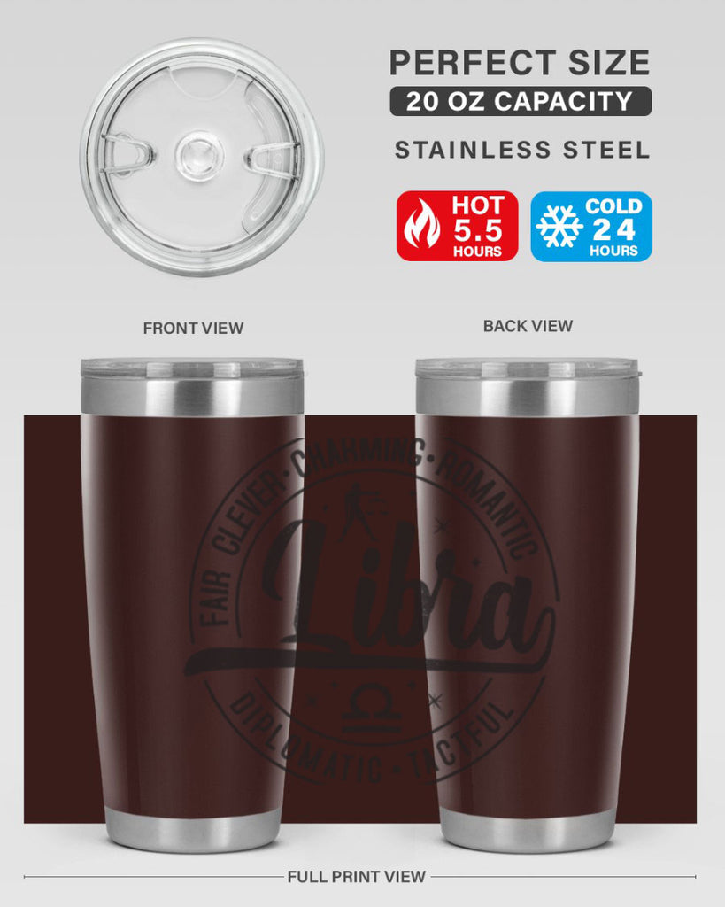 Libra 323#- zodiac- Tumbler