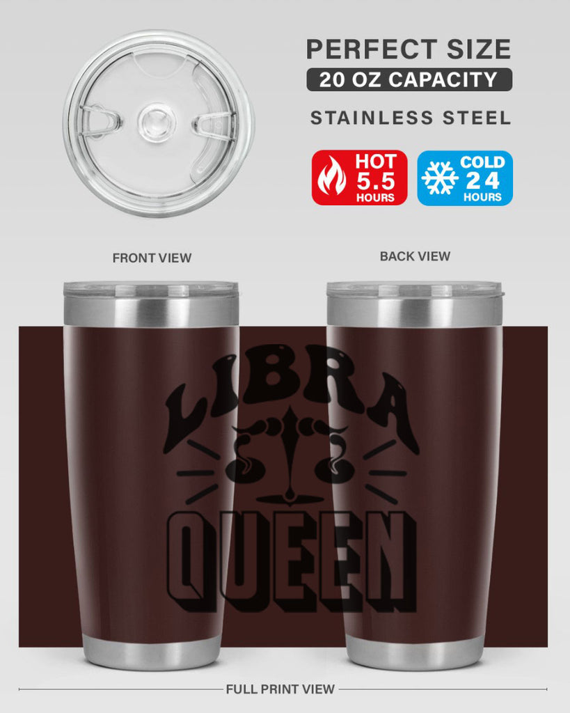 Libra queen 329#- zodiac- Tumbler