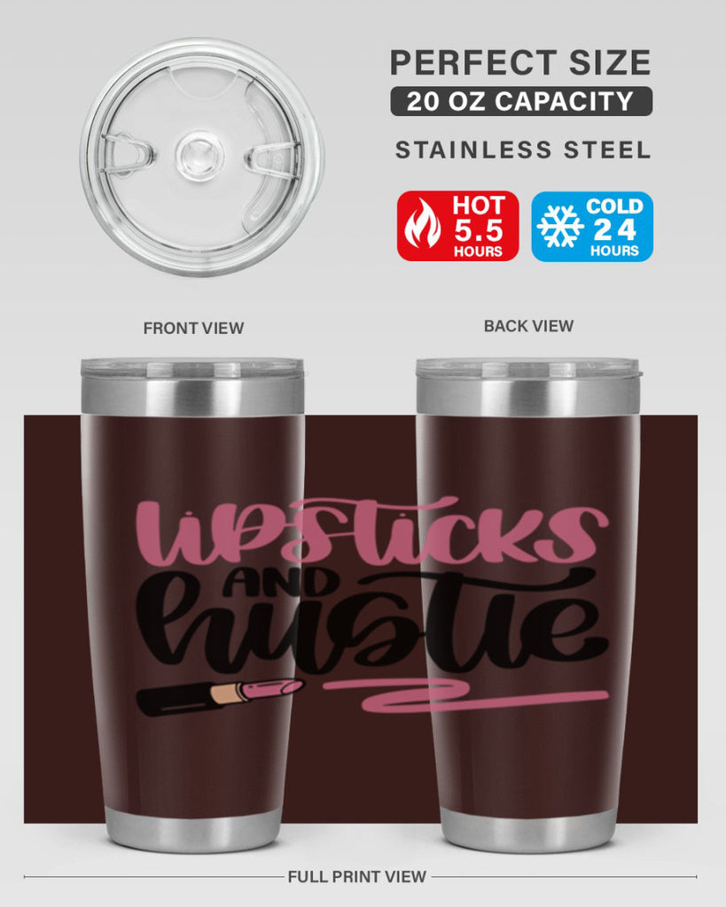 Lipstick And Hustie Style 59#- make up- Tumbler