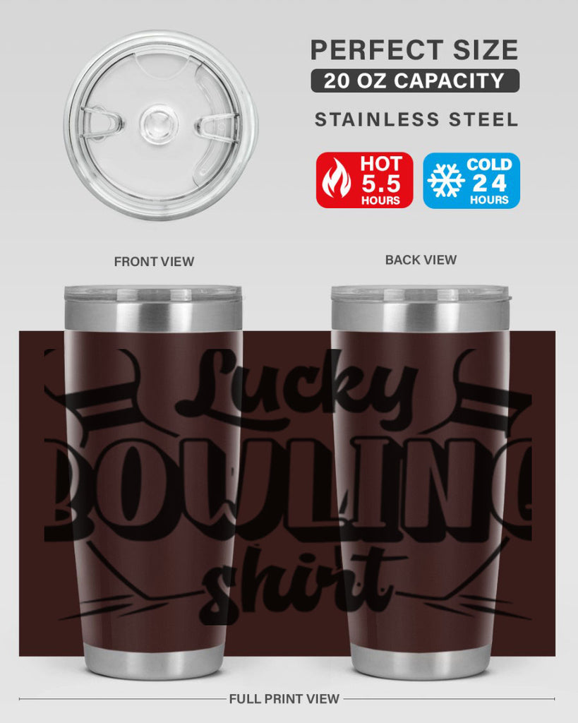 Lucky bowling shirt 690#- bowlig- Tumbler