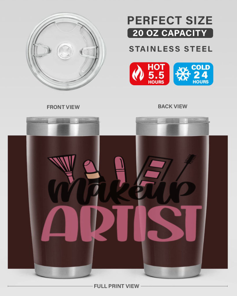 Makeup Artist Style 52#- make up- Tumbler