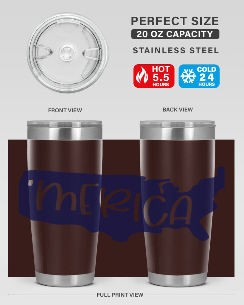 Merica Style 137#- Fourt Of July- Tumbler