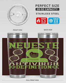 Neueste Antiviren Definition Style 28#- corona virus- Tumbler
