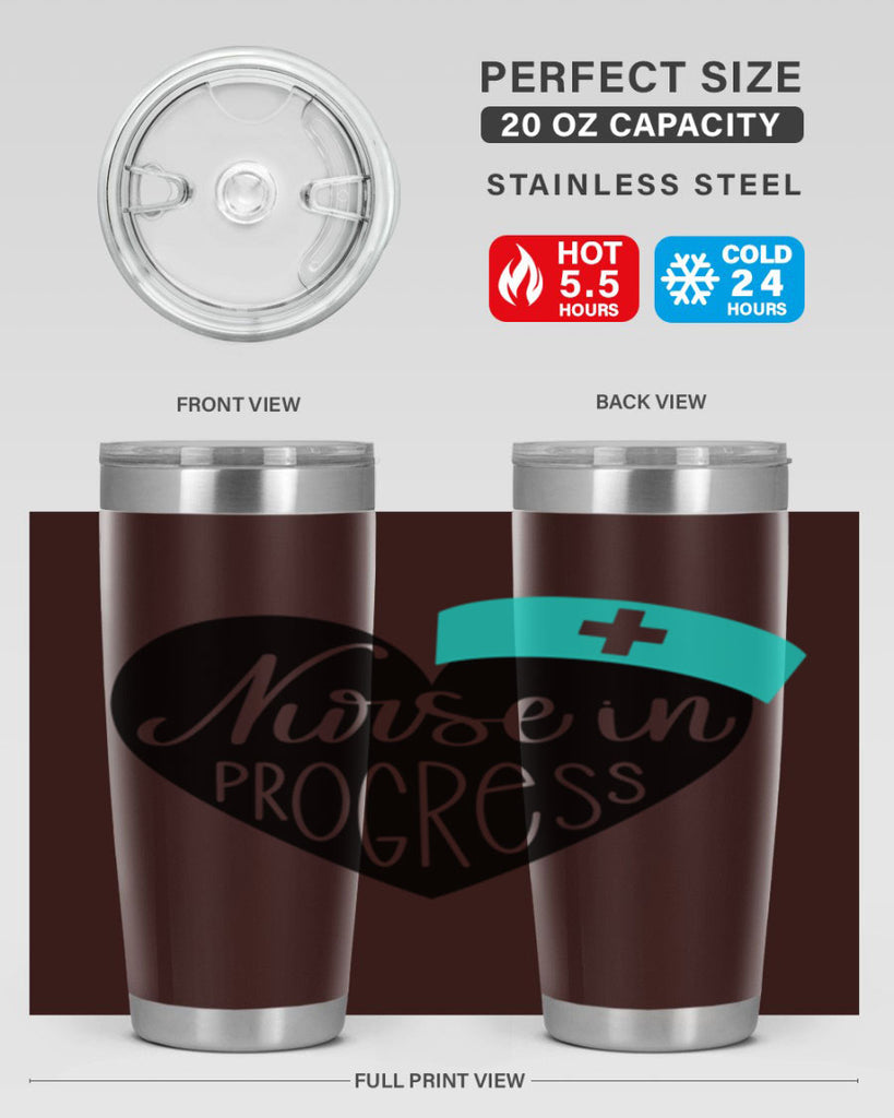 Nurse In Progress Style Style 112#- nurse- tumbler