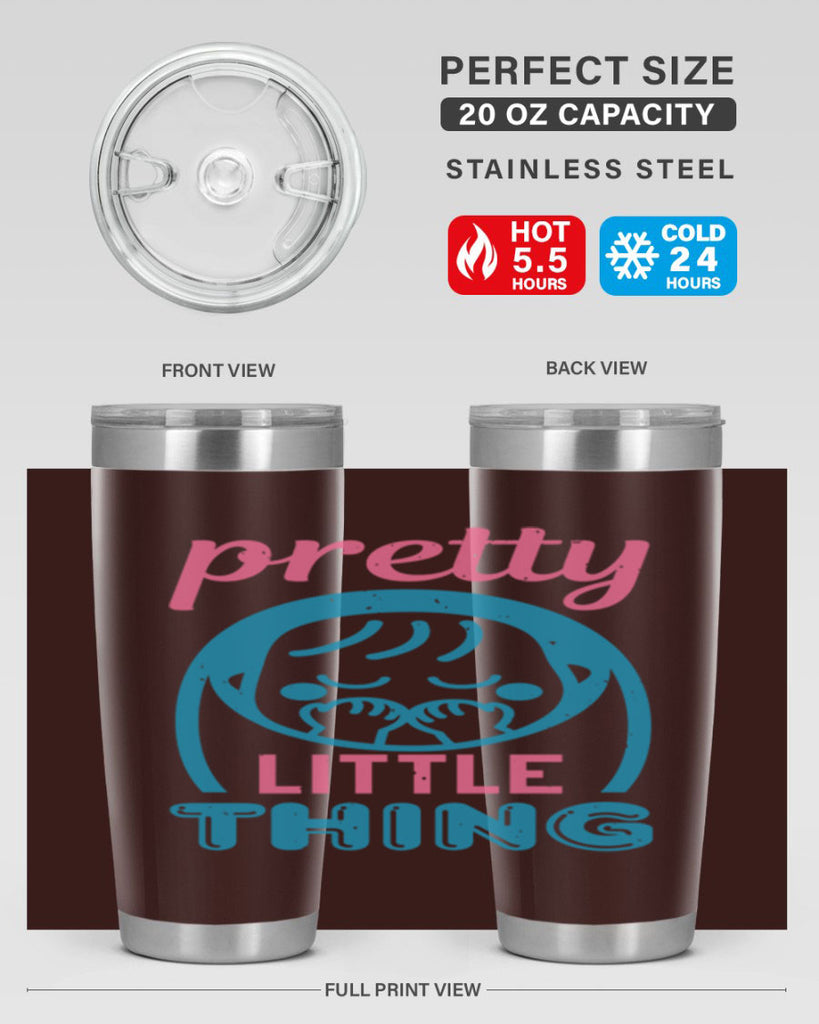 Pretty little Thing Style 19#- baby shower- tumbler