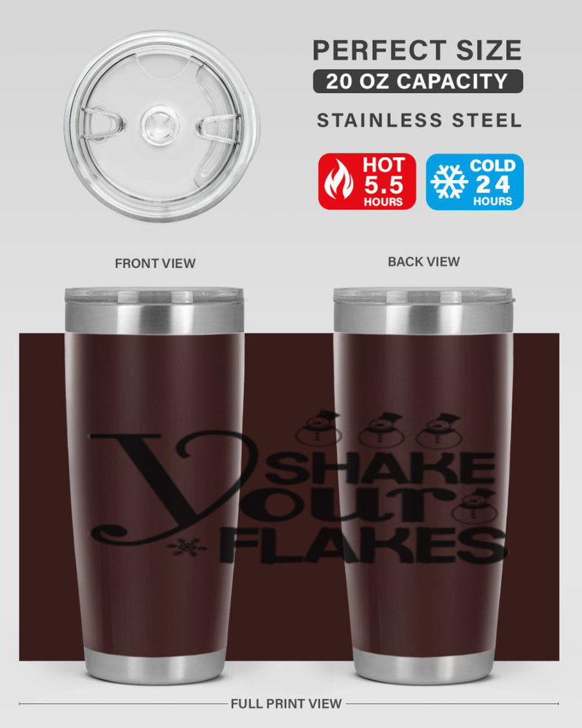 Shake Your Flakes 357#- winter- Tumbler