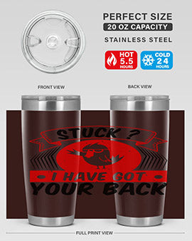 Stuck I have got your back Style 18#- duck- Tumbler