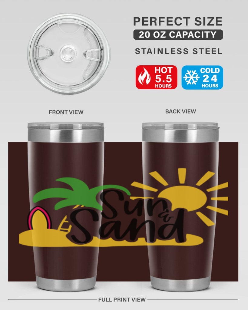 Sun Sand Style 17#- summer- Tumbler