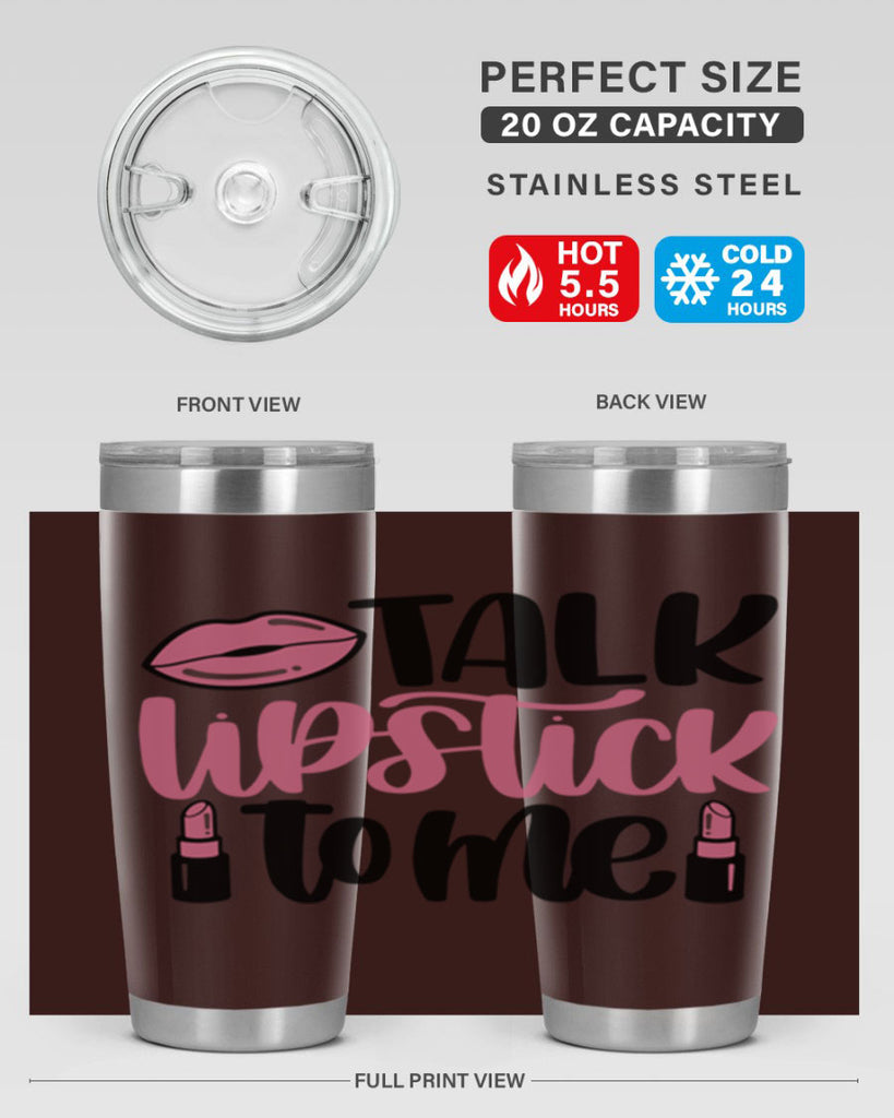 Talk Lipstick To Me Style 15#- make up- Tumbler
