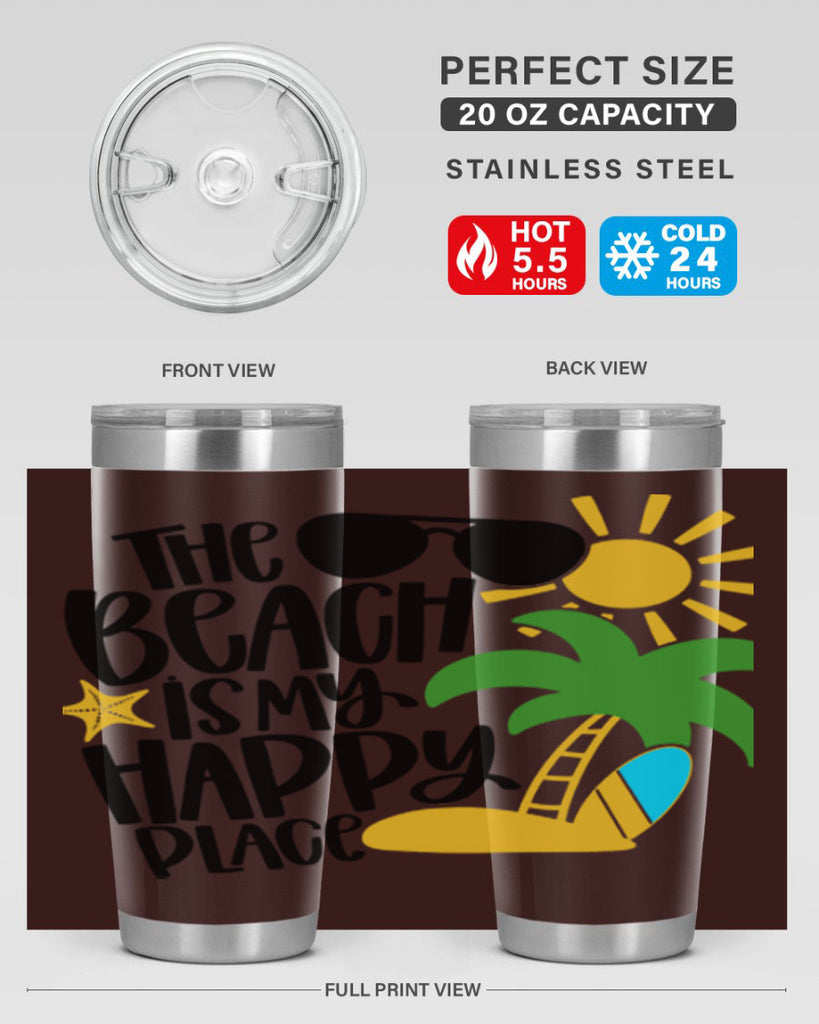 The Beach Is My Happy Place Style 12#- summer- Tumbler