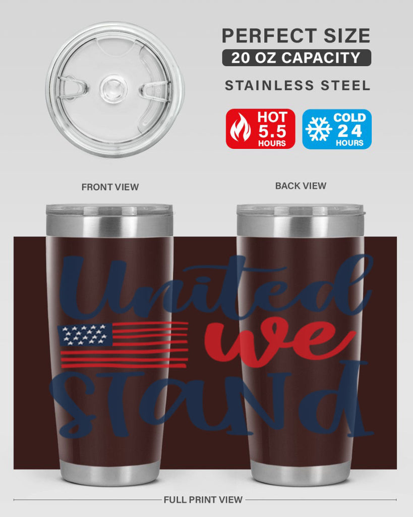 United we stand Style 9#- Fourt Of July- Tumbler