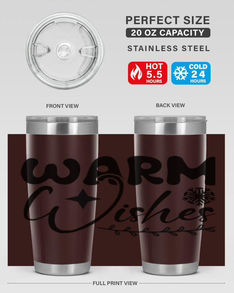 Warm wishes 467#- winter- Tumbler