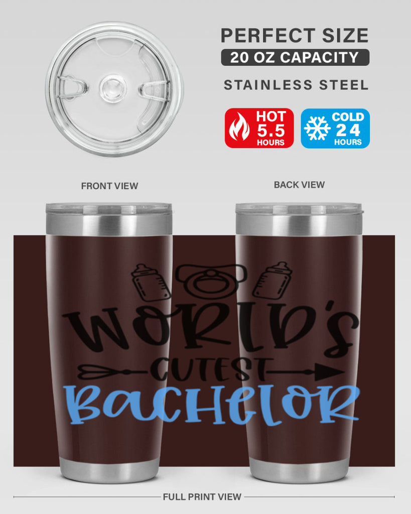Worlds Cutest Bachelor Style 13#- baby- tumbler