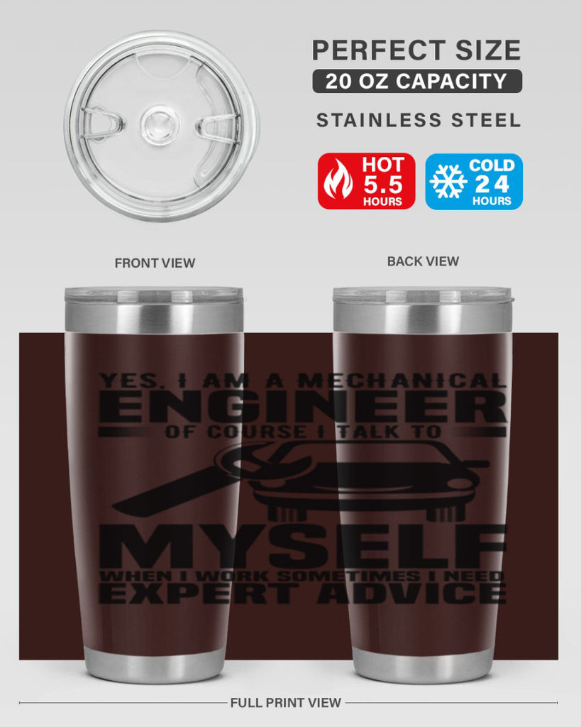 Yes I Am A Mechanical Style 1#- engineer- tumbler