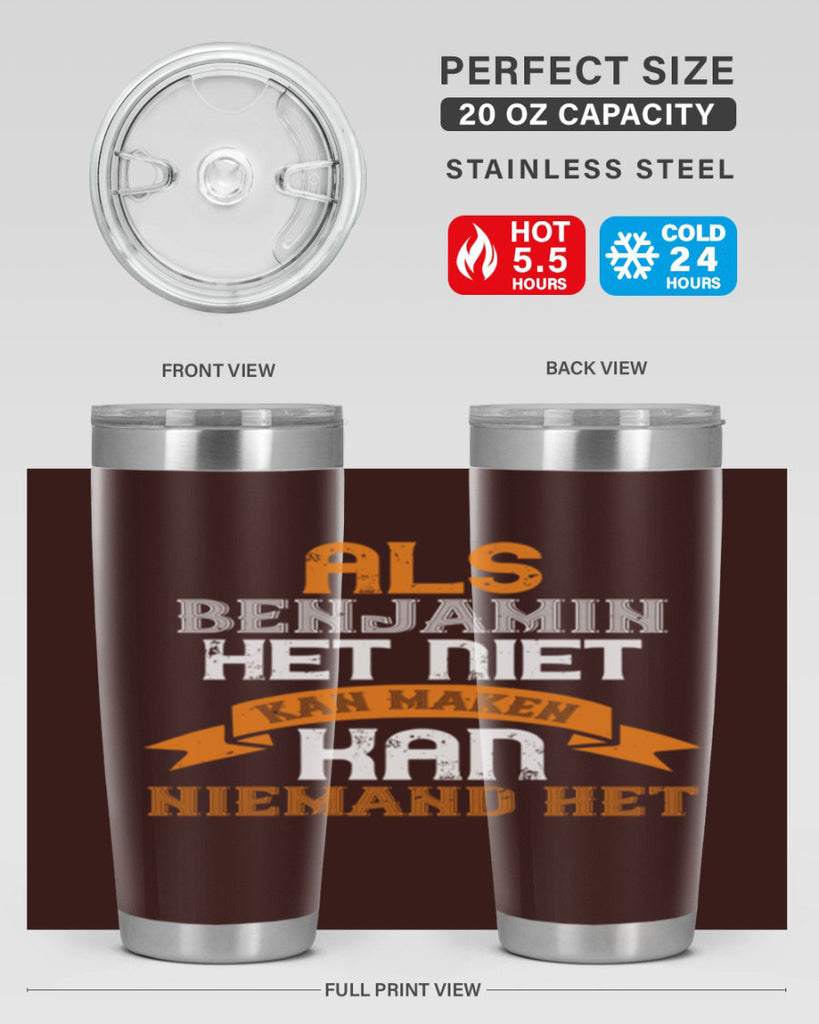 als benjamin het niet kan maken 53#- grandpa - papa- Tumbler