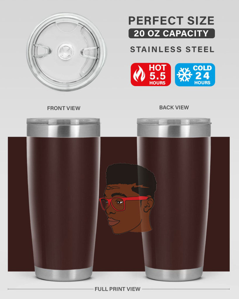 black man 37#- black men - boys- tumbler