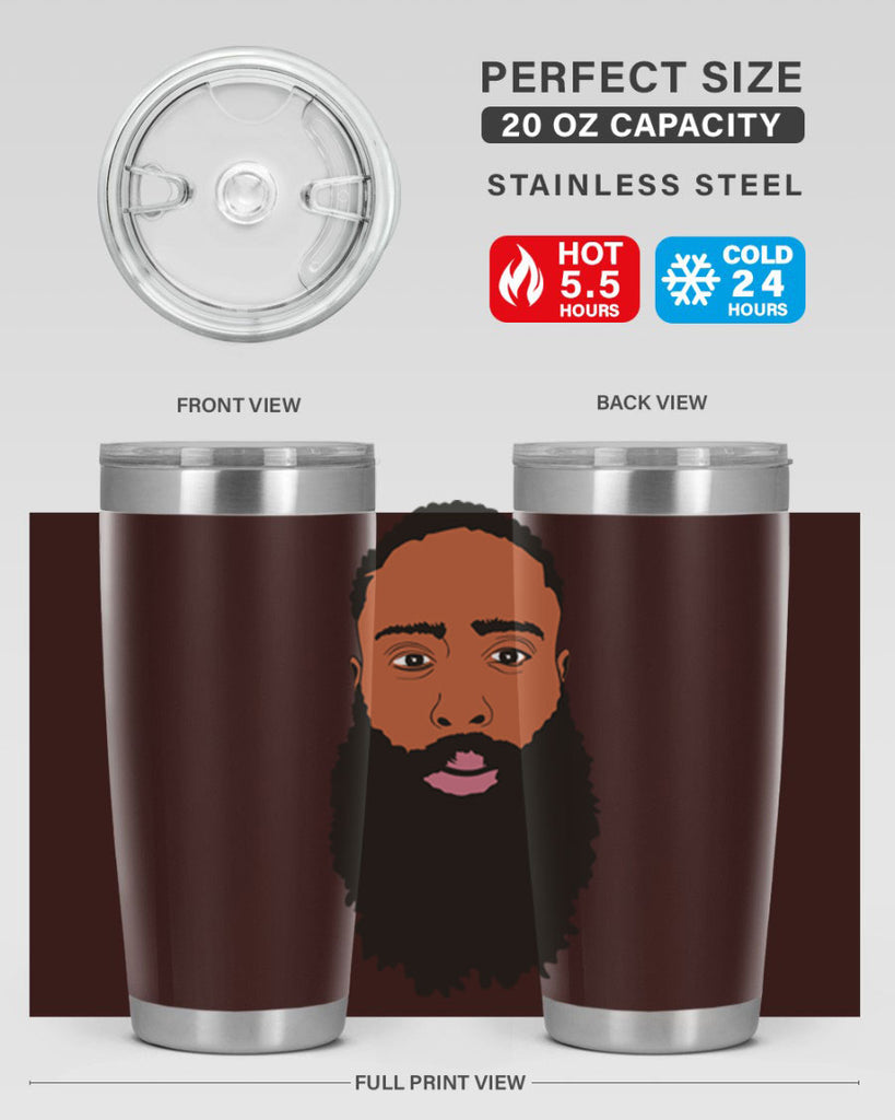 black man style 2#- black men - boys- tumbler