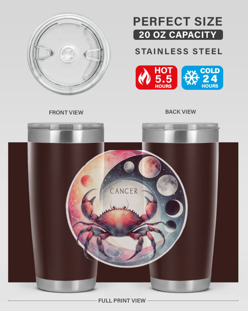 cancer 166#- zodiac- Tumbler