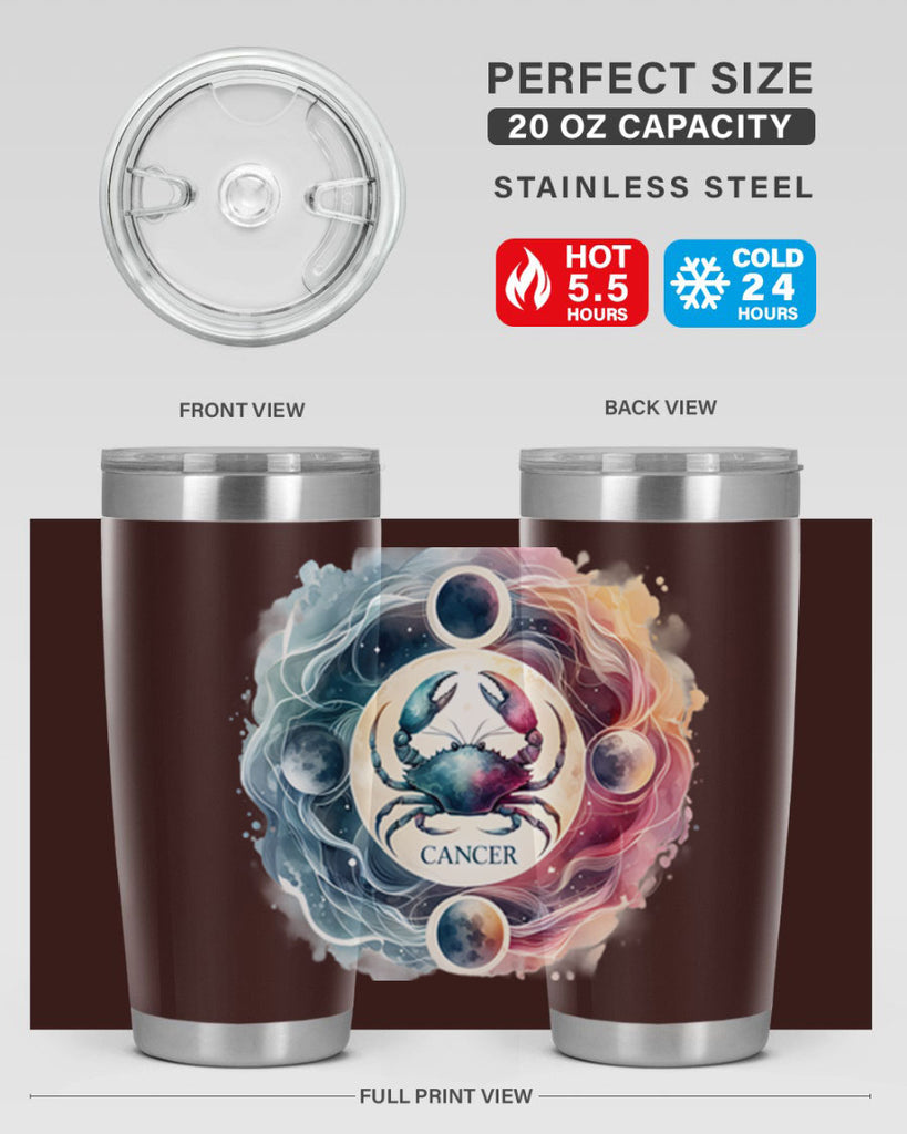 cancer 168#- zodiac- Tumbler