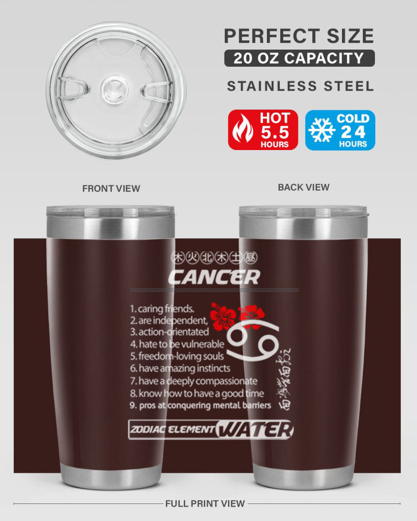 cancer 175#- zodiac- Tumbler