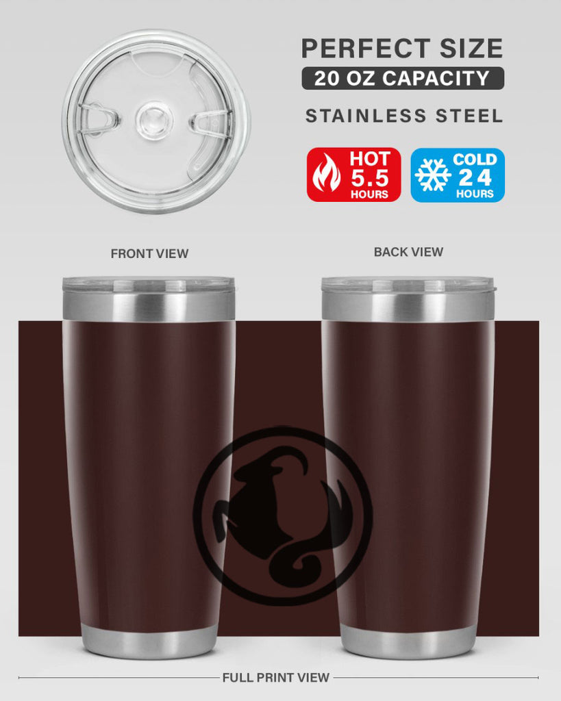capricorn 203#- zodiac- Tumbler