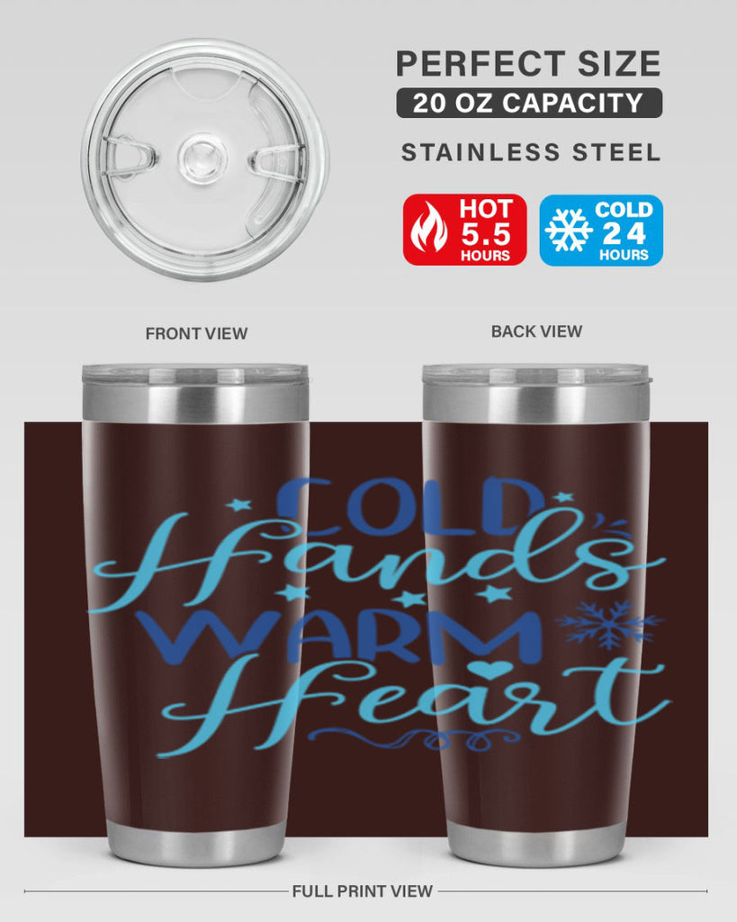 cold hands warm heart 51#- winter- Tumbler