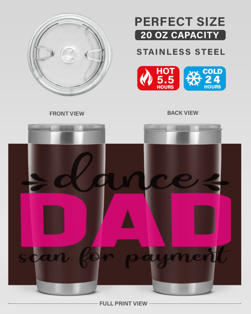dance dad scan for payment 22#- ballet- Tumbler
