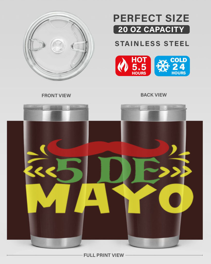 de mayo 5#- cinco de mayo- Tumbler