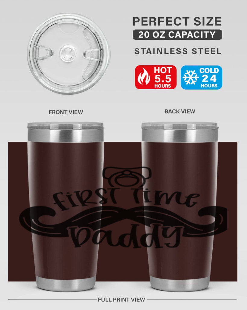 first time daddy 51#- fathers day- Tumbler
