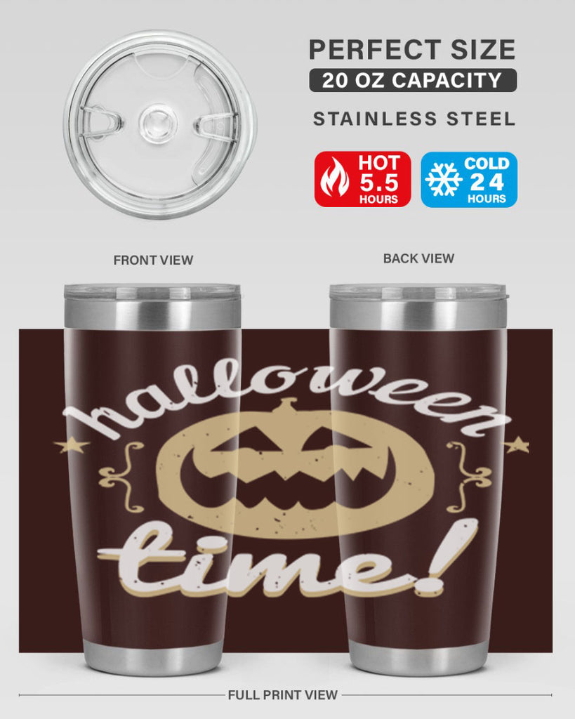 halloween time 157#- halloween- Tumbler