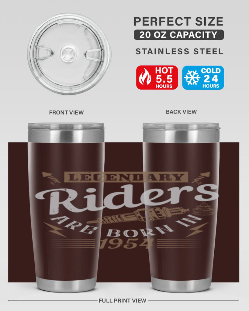 legendary riders are born in Style 60#- birthday- tumbler