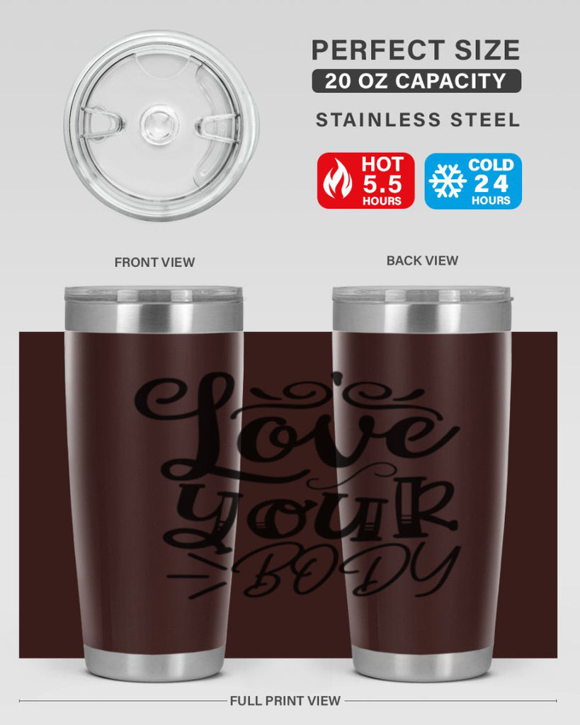 love your body 30#- gym- Tumbler