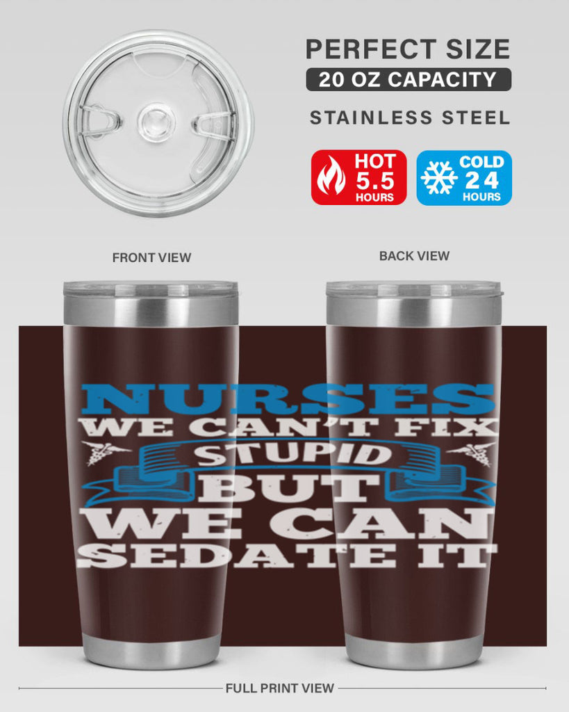 nurses we cant fix Style 263#- nurse- tumbler