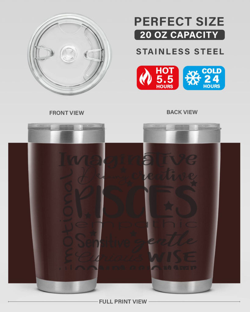 pisces 570#- zodiac- Tumbler