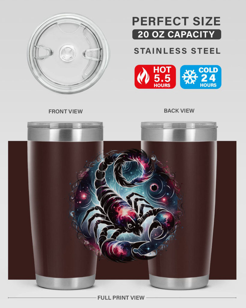scorpio 463#- zodiac- Tumbler
